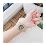 Guess Moonlight Diamonds Gold Dial Gold Steel Strap Watch for Women - GW0320L5 Authentic Buy Shop Now