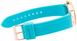 Guess Jet Setter White Dial Turquoise Silicone Strap Watch For Women - W0564L3 Authentic Buy Shop Now