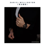 Daniel Wellington Iconic Chronograph Black Dial Black Steel Strap Watch For Men - DW00100642 Authentic Buy Shop Now