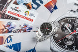 Tissot Chrono XL Quartz Asian Games Edition Black Dial Silver Steel Strap Watch For Men - T116.617.11.057.02 Authentic Buy Shop Now