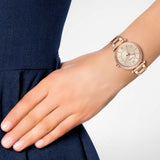Fossil Carlie Rose Gold Dial Rose Gold Steel Strap Watch for Women - ES4301 Authentic Buy Shop Now