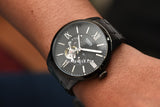 Fossil Townsman Multi Function Mechanical Black Dial Black Steel Strap Watch for Men - ME3062 Authentic Buy Shop Now