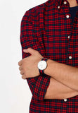 Daniel Wellington Classic Oxford White Dial Two Tone Nylon Strap Watch For Men - DW00100015 Authentic Buy Shop Now