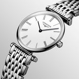 Longines La Grande Classique White Dial Silver Steel Strap Watch for Women - L4.209.4.71.6 Authentic Buy Shop Now