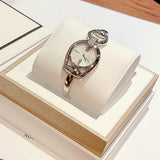 Gucci Horsebit Collection Diamonds Mother of Pearl White Dial Silver Steel Strap Watch For Women - YA139504 Authentic Buy Shop Now