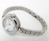 Gucci Diamantissima Quartz Diamonds White Dial Silver Steel Strap Watch For Women - YA141503 Authentic Buy Shop Now