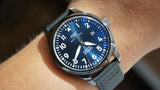 IWC Pilot’s Watch Mark XVIII Edition “Laureus Sport for Good Foundation" Blue Dial Black Nylon Strap Watch for Men - IW324703 Authentic Buy Shop Now
