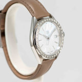 Tag Heuer Formula 1 Quartz Mother of Pearl Dial Brown Leather Strap Watch for Women - WBJ131A.FC8255 Authentic Buy Shop Now