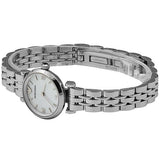 Emporio Armani Gianni T Bar Mother of Pearl Dial Silver Steel Strap Watch For Women - AR1688 Authentic Buy Shop Now