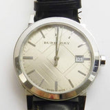 Burberry The City Gold Dial Brown Leather Strap Watch for Men - BU9011 Authentic Buy Shop Now