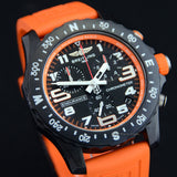Breitling Endurance Pro Black Dial Orange Rubber Strap Watch for Men - X82310A51B1S1 Authentic Buy Shop Now