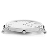 Daniel Wellington Classic Cambridge White Dial Two Tone Nylon Strap Watch For Men - DW00100017 Authentic Buy Shop Now