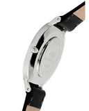 Daniel Wellington Classic Sheffield White Dial Black Leather Strap Watch For Men - DW00100020 Authentic Buy Shop Now