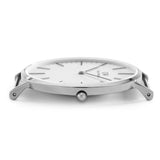 Daniel Wellington Classic Reading White Dial Black Leather Strap Watch For Men - DW00100028 Authentic Buy Shop Now