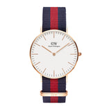 Daniel Wellington Classic Oxford White Dial Two Tone NATO Strap Watch For Women - DW00100029 Authentic Buy Shop Now