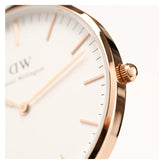 Daniel Wellington Classic St. Mawes White Dial Brown Leather Strap Watch for Men - DW00100035 Authentic Buy Shop Now