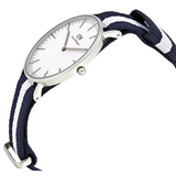 Daniel Wellington Classic Glasgow White Dial Two Tone NATO Strap Unisex Watch - DW00100047 Authentic Buy Shop Now
