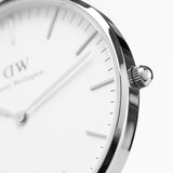 Daniel Wellington Classic Southampton White Dial Three Tone Nylon Strap Watch For Women - DW00100050 Authentic Buy Shop Now