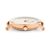 Daniel Wellington Classy St Mawes White Dial Brown Leather Strap Watch For Women - DW00100059 Authentic Buy Shop Now