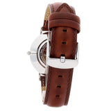 Daniel Wellington Classy St Mawes White Dial Brown Leather Strap Watch For Women - DW00100079 Authentic Buy Shop Now