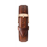 Daniel Wellington Dapper St Mawes White Dial Brown Leather Strap Watch For Men - DW00100083 Authentic Buy Shop Now