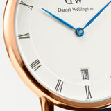 Daniel Wellington Dapper St Mawes White Dial Brown Leather Strap Watch For Women - DW00100091 Authentic Buy Shop Now