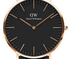 Daniel Wellington Classic Reading Black Dial Black Leather Strap Watch For Men - DW00100129 Authentic Buy Shop Now