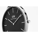 Daniel Wellington Classic Reading Black Dial Black Leather Strap Watch For Men - DW00100135 Authentic Buy Shop Now