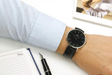Daniel Wellington Classic Reading Black Dial Black Leather Strap Watch For Men - DW00100135 Authentic Buy Shop Now