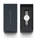 Daniel Wellington Petite Sterling White Dial Silver Mesh Bracelet Watch For Women - DW00100164 Authentic Buy Shop Now