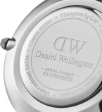 Daniel Wellington Classic Petite York Black Dial Brown Leather Strap Watch For Women - DW00100182 Authentic Buy Shop Now