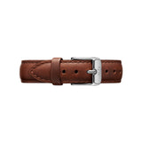 Daniel Wellington Classic Petite St Mawes White Dial Brown Leather Strap Watch For Women - DW00100187 Authentic Buy Shop Now