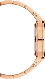 Daniel Wellington Iconic Link White Dial Rose Gold Steel Strap Watch For Women - DW00100209 Authentic Buy Shop Now
