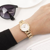 Daniel Wellington Iconic Link White Dial Rose Gold Steel Strap Watch for Women - DW00100213 Authentic Buy Shop Now