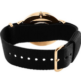 Daniel Wellington Classic Petite Cornwall Black Dial Black NATO Strap Watch For Women - DW00100215 Authentic Buy Shop Now