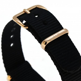 Daniel Wellington Classic Petite Cornwall Black Dial Black NATO Strap Watch For Women - DW00100215 Authentic Buy Shop Now