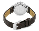 Daniel Wellington Classic Petite York White Dial Brown Leather Strap Watch For Women - DW00100244 Authentic Buy Shop Now
