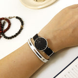Daniel Wellington Petite Cornwall Black Dial Black Nylon Strap Watch For Women - DW00100248 Authentic Buy Shop Now