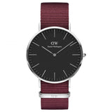Daniel Wellington Classic Roselyn Black Dial Red NATO Strap Dial Watch For Women - DW00100270 Authentic Buy Shop Now