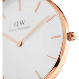 Daniel Wellington Petite Melrose White Dial Rose Gold Mesh Strap Watch For Women - DW00100305 Authentic Buy Shop Now