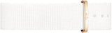 Daniel Wellington Classic Dover White Dial White Nylon Strap Watch For Women - DW00100309 Authentic Buy Shop Now