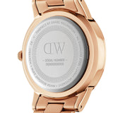 Daniel Wellington Iconic Link White Dial Gold Steel Strap Watch For Men - DW00100343 Authentic Buy Shop Now