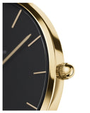 Daniel Wellington Classic Petite Black Dial Gold Mesh Bracelet Watch For Women - DW00100347 Authentic Buy Shop Now
