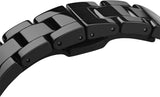 Daniel Wellington Iconic Link Ceramic Black Dial Black Steel Strap Watch For Women - DW00100414 Authentic Buy Shop Now