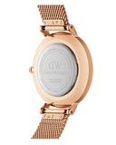 Daniel Wellington Petite Rose Gold Dial Rose Gold Mesh Bracelet Watch For Women - DW00100470 Authentic Buy Shop Now