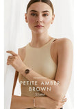 Daniel Wellington Petite Melrose Brown Dial Rose Gold Mesh Strap Watch For Women - DW00100477 Authentic Buy Shop Now