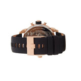 Diesel Little Daddy Black & Gold Dial Black Leather StrapWatch For Men - DZ7282 Authentic Buy Shop Now