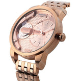 Diesel Mini Daddy Rose Gold Dial Rose Gold Steel Strap Watch For Men - DZ7318 Authentic Buy Shop Now