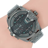 Diesel Uber Chief Black Dial Grey Stainless Steel Strap Watch For Men - DZ7372 Authentic Buy Shop Now