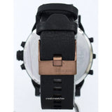 Diesel Mr Daddy 2.0 Chronograph Black Dial Black Steel Strap Watch For Men - DZ7400 Authentic Buy Shop Now